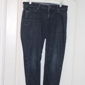 dark blue denim jeans